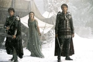 Lancelot, Guinevere, Arthur (King Arthur)