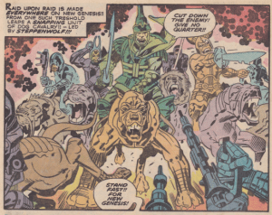 Steppenwolf and dog cavalry