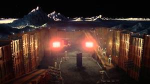 2001 - A Space Odyssey, monolith on the moon