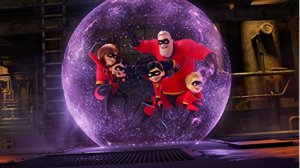 Incredibles 2, family in force field