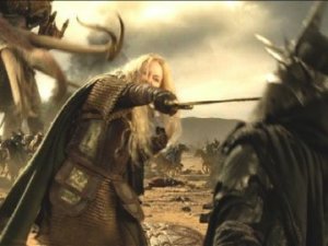 Eowyn slays the Nazgul
