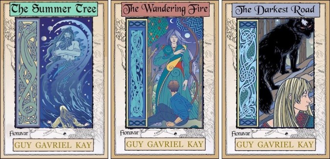 Fionavar Trilogy covers (Tor)