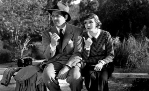 It Happened One Night, hitchhiking, on fence