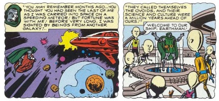 Doctor Doom is rescued by the Ovoids