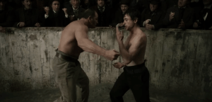 Sherlock Holmes, arena fight scene