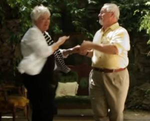 Couple dancing, from Dancing in the Minefields music video