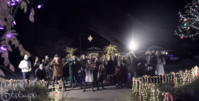 The Five Strings, whole company